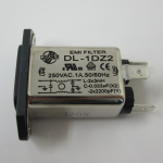 ノイズ対策 ACラインフィルター DL-1DZ2 (250V/1A)